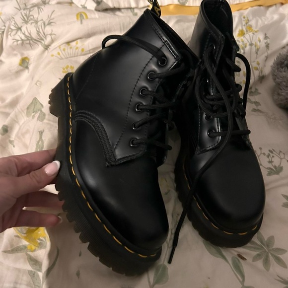 JADON BOOT SMOOTH LEATHER PLATFORMS - Picture 3 of 5